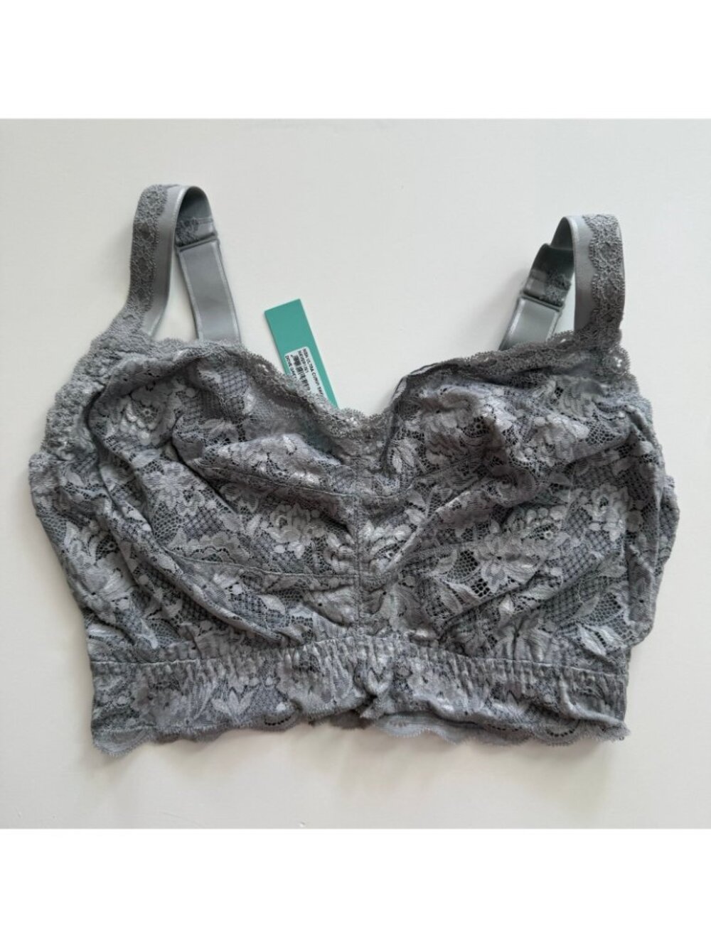 Cosabella Never Say Never Ultra Curvy Sweetie Bralette Dove Grey XS - Picture 3 of 12